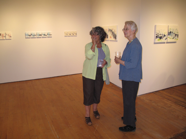 Darla Bjork(Right) - Water Series Exhibition, SOHO20 Gallery, Chelsea NYC