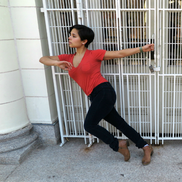 Choreographer / Dancer Anna Reyes in Prospect Park, NYC